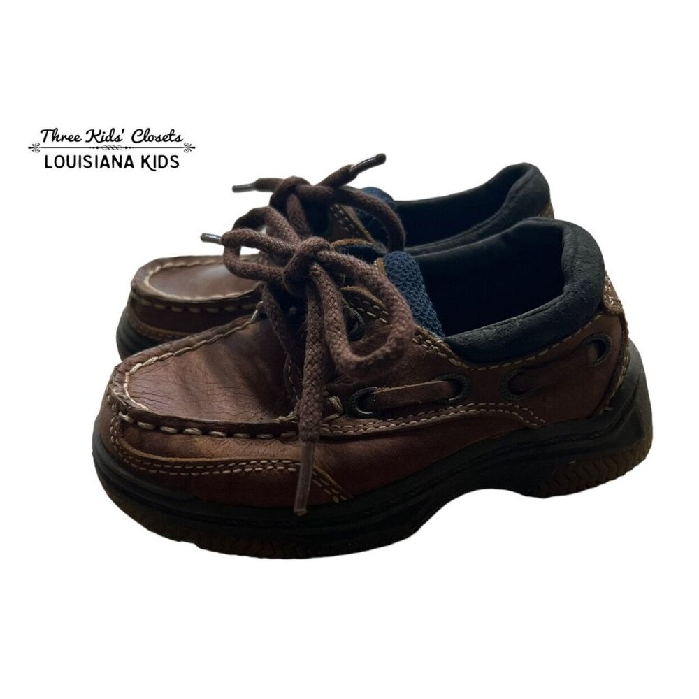 Dockers Sz 5 Billy II Brown Leather Shoes